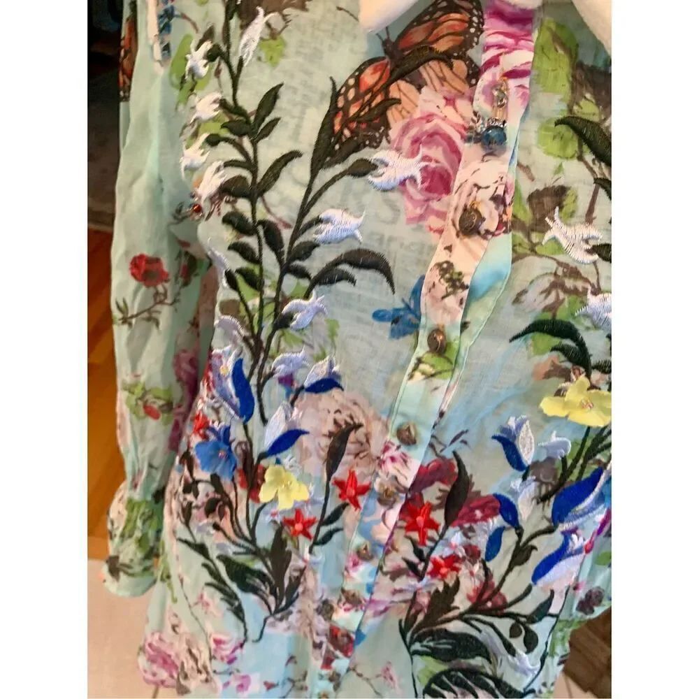 Aratta Button Down Blouse - Picture 7 of 12